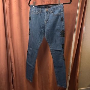 BDG Leather Detail Jeans